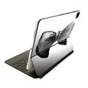 Magic Keyboard 用 スキンシール 11インチ iPad Pro用 第1-4世代 iPad Air 第4-5世代 対応 全面スキンシール フル 前面 背面 保護シール 人気 017765 蝶ネクタイ 蝶ネクタイ 黒 手書き風