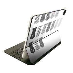 Magic Keyboard 12.9インチ iPad Pro（第4世代、第5世代、第6世代）対応 apple アップル アイパッド　全面スキンシール フル 前面　背面 保護シール 人気 017803 父の日 ネクタイ　父の日　文字