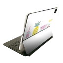 Magic Keyboard 用 スキンシール 11インチ iPad Pro用 第1-4世代 iPad Air 第4-5世代 対応 全面スキンシール フル 前面 背面 保護シール 人気 017812 夏 summer スイカ パイナップル ジュース