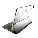 Magic Keyboard 12.9インチ iPad Pro(第4世代、第5世代、第6世代)対応 apple アップル アイパッド 全面スキンシール フル 前面 背面 保護シール 人気 017841 梅雨 傘 梅雨 雨 かわいい