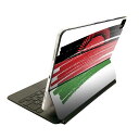 Magic Keyboard 12.9インチ iPad Pro（第4世代、第5世代、第6世代）対応 apple アップル アイパッド　全面スキンシール フル 前面　背面 保護シール 人気 018500 国旗 malawi マラウイ