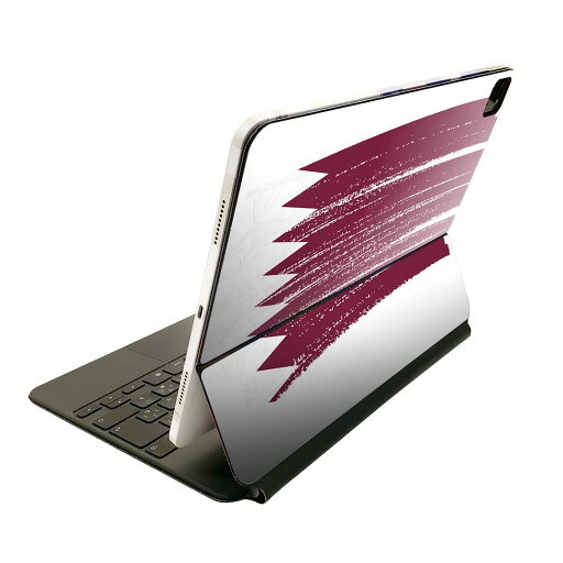 Magic Keyboard 12.9インチ iPad Pro(第4世代、第5世代、第6世代)対応 apple アップル アイパッド 全面スキンシール フル 前面 背面 保護シール 人気 018541 国旗 qatar カタール Magic Keyboard 12.9インチ iPad Pro(第4世代、第5世代、第6世代)対応 apple アップル アイパッド 全面スキンシール フル 前面 背面 保護シール 人気 018541 国旗 qatar カタール