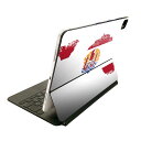 Magic Keyboard 12.9インチ iPad Pro(第4世代、第5世代、第6世代)対応 apple アップル アイパッド 全面スキンシール フル 前面 背面 保護シール 人気 018829 国旗 french_polynesia フランス領ポリネシア