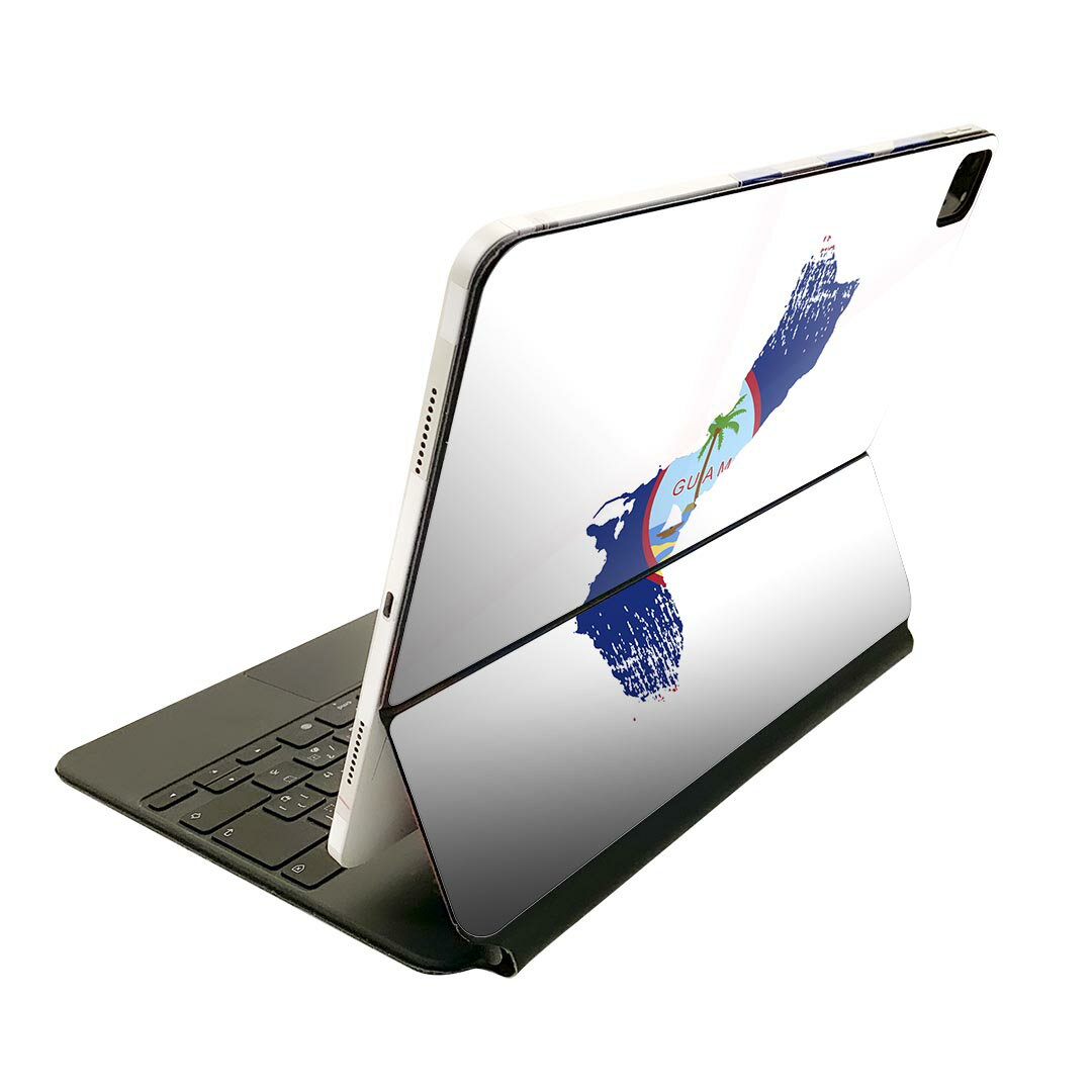 Magic Keyboard 用 スキンシール 11インチ iPad Pro用 第1-4世代 iPad Air 第4-5世代 対応 全面スキンシール フル 前面 背面 保護シール 人気 018839 国旗 guam グアム