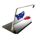 Magic Keyboard 12.9インチ iPad Pro(第4世代、第5世代、第6世代)対応 apple アップル アイパッド 全面スキンシール フル 前面 背面 保護シール 人気 018936 国旗 samoa サモア(2)