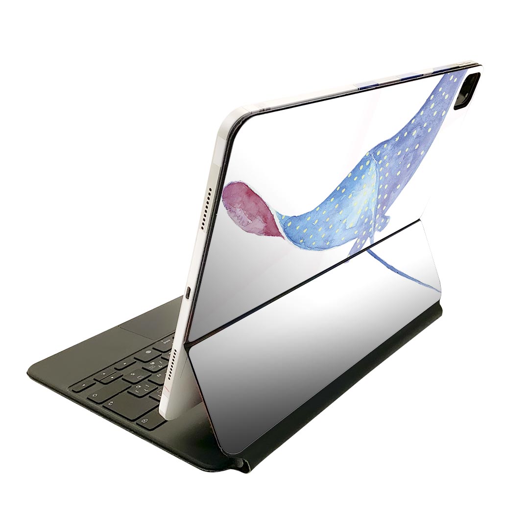 Rakuten - Magic Keyboard 12.9インチ iPad Pro（第4世代、第5世代、第6世代）対応 apple アップル アイパッド 全面スキンシール フル 前面 背面 保護シール 人気 エイ マンタ 018994