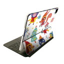 Magic Keyboard 12.9インチ iPad Pro(第4世代、第5世代、第6世代)対応 apple アップル アイパッド 全面スキンシール フル 前面 背面 保護シール 人気 019082 イラスト アニマル キッズ(2)