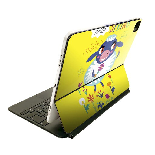 Magic Keyboard 用 スキンシール 11インチ iPad Pro用 第1-4世代 iPad Air 第4-5世代 対応 全面スキンシール フル 前面 背面 保護シール 人気 019087 イラスト アニマル キッズ Magic Keyboard 用 スキンシール 11インチ iPad Pro用 第1-4世代 iPad Air 第4-5世代 対応 全面スキンシール フル 前面 背面 保護シール 人気 019087 イラスト アニマル キッズ