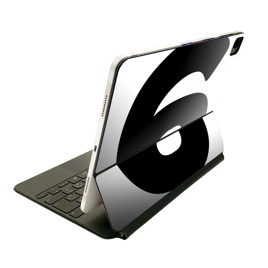 Magic Keyboard 用 スキンシール 11インチ iPad Pro用 第1-4世代 iPad Air 第4-5世代 対応 全面スキンシール フル 前面 背面 保護シール 人気 019177 フォント 文字 6