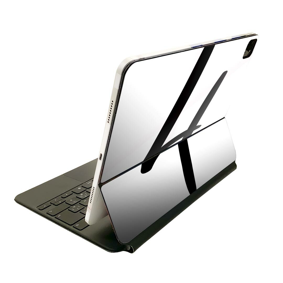 Magic Keyboard 用 スキンシール 11インチ iPad Pro用 第1-4世代 iPad Air 第4-5世代 対応 全面スキンシール フル 前面 背面 保護シール 人気 019211 フォント 文字 4