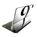 Magic Keyboard 12.9インチ iPad Pro(第4世代、第5世代、第6世代)対応 apple アップル アイパッド 全面スキンシール フル 前面 背面 保護シール 人気 019533 フォント 文字 9