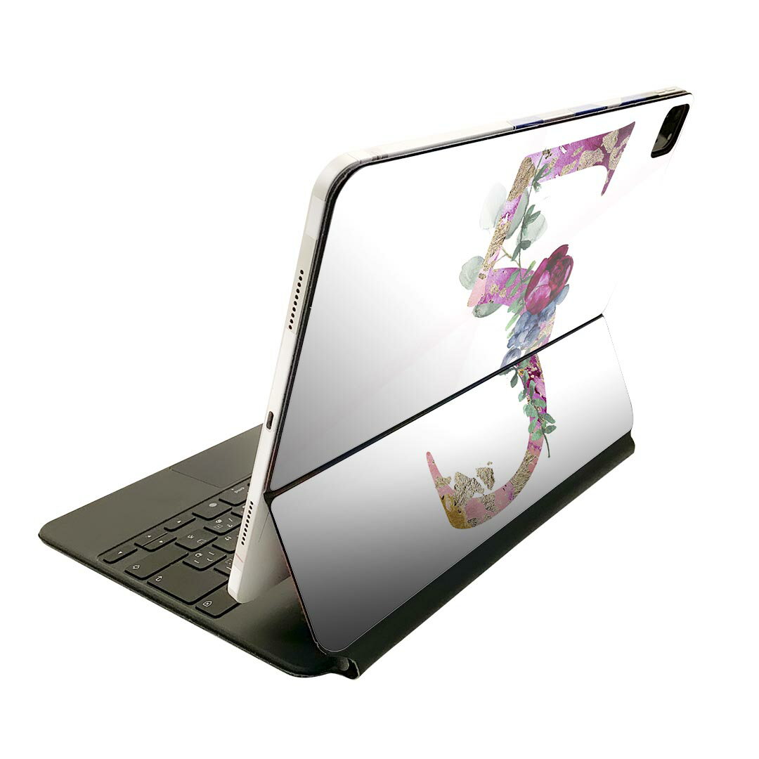 Magic Keyboard 用 スキンシール 11インチ iPad Pro用 第1-4世代 iPad Air 第4-5世代 対応 全面スキンシール フル 前面 背面 保護シール 人気 019684 フォント 文字 5