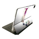 Magic Keyboard 用 スキンシール 11インチ iPad Pro用 第1-4世代 iPad Air 第4-5世代 対応 全面スキンシール フル 前面 背面 保護シール 人気 019700 フォント 文字 l アルファベット(2)