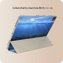 iPad Smart Folio 用 12.9インチ iPad Pro(第4世代、第5世代、第6世代)対応 apple アップル アイパッド 全面スキンシール フル 前面 背面 保護シール 人気 000071 海 空 景色(2)