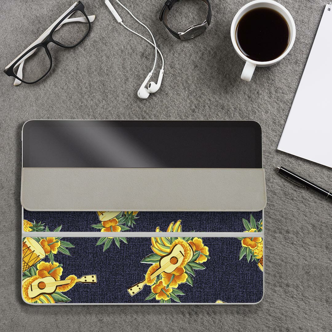 iPad Smart Folio 用 12.9インチ iPad Pro（第4世代、第5世代、第6世代）対応 apple アップル アイパッド　全面スキンシール フル 前面　背面 保護シール 人気 010162 　ギター　音楽