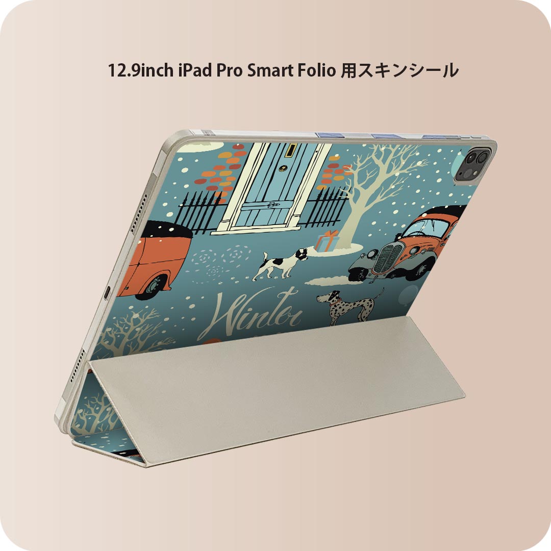 商品特徴・貼るだけでおしゃれに簡単着せ替え、iPad Smart Folio 用 12.9インチ 全面デザインスキンシール！・高精細プリントで写真と遜色がない仕上がり！・ちょっとしたすり傷から端末を保護！・「裸で持つ派」の人にはもちろん、お...