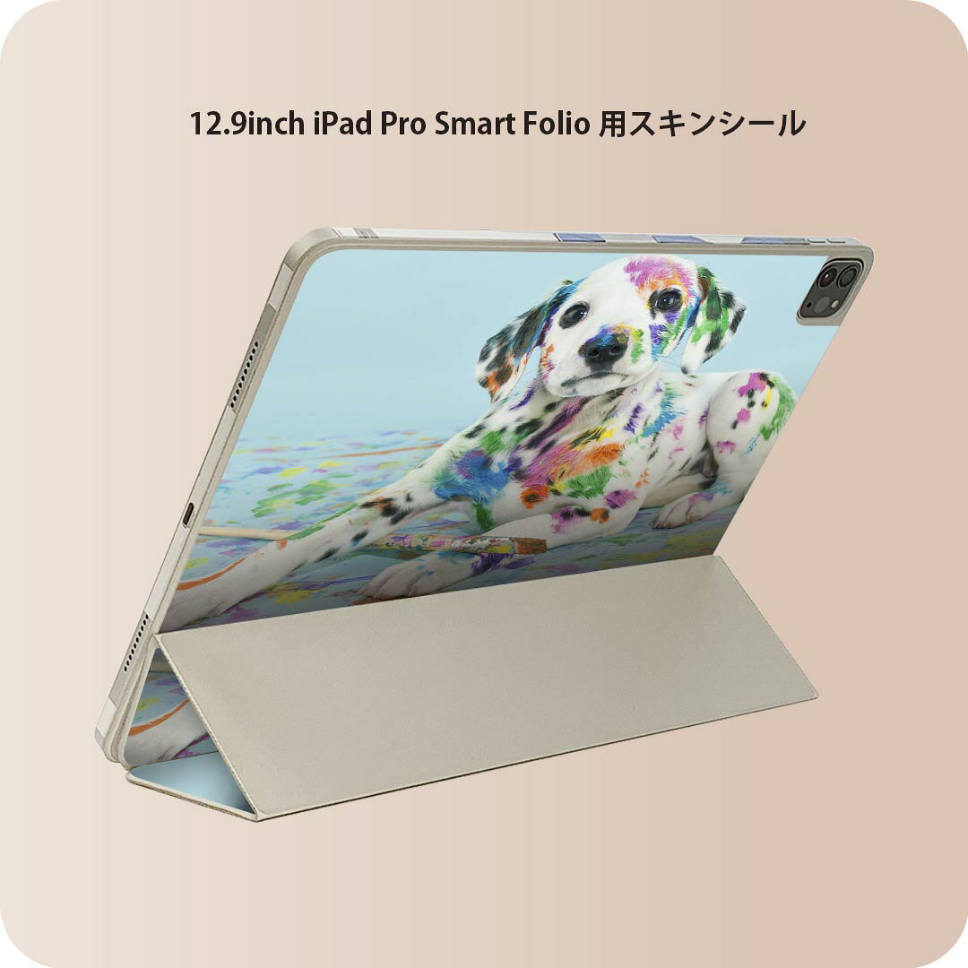 商品特徴・貼るだけでおしゃれに簡単着せ替え、iPad Smart Folio 用 12.9インチ 全面デザインスキンシール！・高精細プリントで写真と遜色がない仕上がり！・ちょっとしたすり傷から端末を保護！・「裸で持つ派」の人にはもちろん、お手持ちのクリアケース付けてもOK！・エアフリー素材で気泡の心配も軽減！・貼り直しOK！位置調整も安心！注意事項画像はサンプルです。ご覧の環境によっては多少色味に違いを感じる場合がございます。 イメージと違った、モニターと色味が異なるという理由での交換や返金はご対応出来かねます。端末本体やクリアケースは付属しません。貼付時のずれやカメラ周りの凹凸を考慮してカメラ穴等は少し大きめにカットしています。貼付の際はカメラ穴を基準に位置を合わせてください。カメラ付近の何もないように見える場所に穴が開いていますが、こちらは近接・明るさ感知センサー用の穴です。端末本体に直接貼ることを想定しています。保護フィルムなどの上から貼ると上手く貼れない可能性があります初回貼付時の位置調整や貼り直しは可能ですが、しっかり接着させた後の貼り直しは保証しておりません。こちらは無地のシートにプリントした商品で、デコなどの加工はございません。 凹凸や光沢があるように見えたり布地や金属を素材にしたように見える商品もありますが、図版によるものです。印刷カメラ穴の位置にわずかなズレが生じる場合がございます。ご注文後に1点1点制作する受注生産品のため、不良品以外のご返品や交換は固くお断り致します。 機種間違いも保証対象外となりますため、ご注文の際は必ず機種をご確認下さい。発送について完全受注生産のハンドメイド商品となりますので、既製品と比べて発送までお時間を頂いています。 基本的に決済確認後、2?3営業日、最大で10営業日での発送となります。繁忙期や休業日明けの場合はさらに時間がかかる場合があります。 その際には別途メールにてご連絡致します。メール便の場合、発送日から到着までに2?4日ほどかかる場合が多く、紛失などの保障もご対応できかねます。あらかじめご了承下さい。