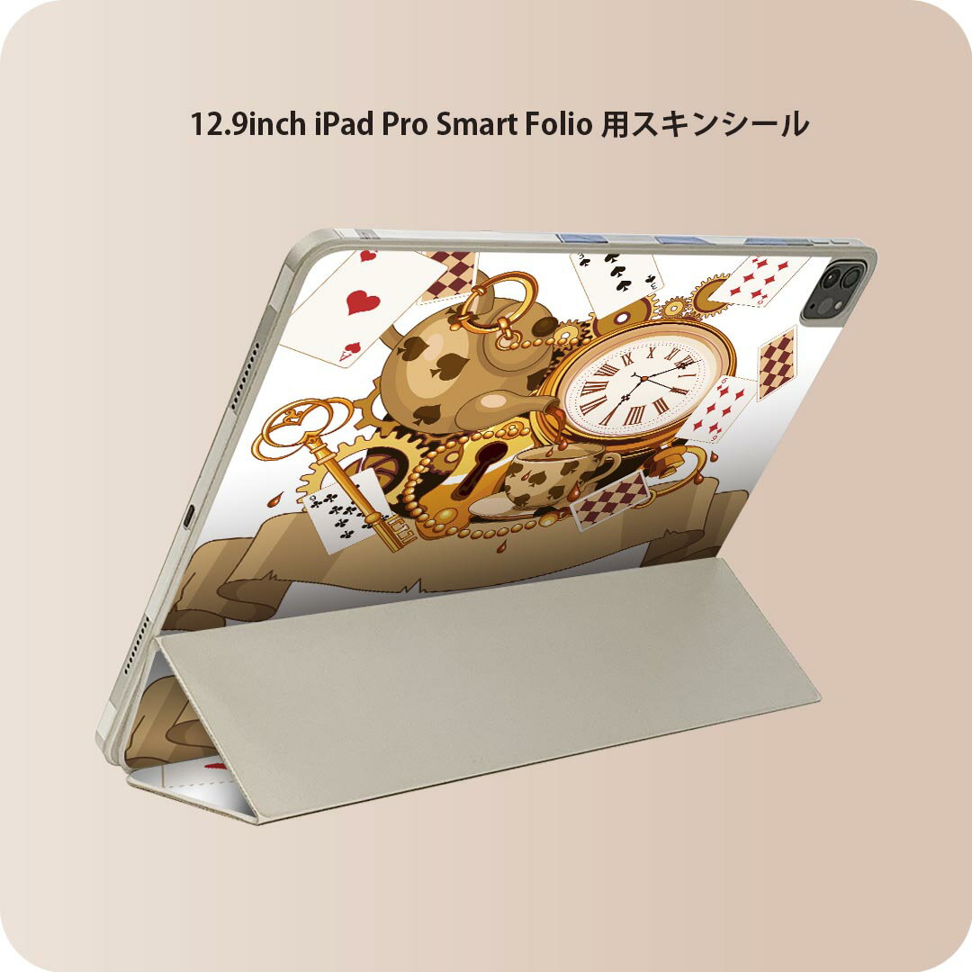 商品特徴・貼るだけでおしゃれに簡単着せ替え、iPad Smart Folio 用 12.9インチ 全面デザインスキンシール！・高精細プリントで写真と遜色がない仕上がり！・ちょっとしたすり傷から端末を保護！・「裸で持つ派」の人にはもちろん、お手持ちのクリアケース付けてもOK！・エアフリー素材で気泡の心配も軽減！・貼り直しOK！位置調整も安心！注意事項画像はサンプルです。ご覧の環境によっては多少色味に違いを感じる場合がございます。 イメージと違った、モニターと色味が異なるという理由での交換や返金はご対応出来かねます。端末本体やクリアケースは付属しません。貼付時のずれやカメラ周りの凹凸を考慮してカメラ穴等は少し大きめにカットしています。貼付の際はカメラ穴を基準に位置を合わせてください。カメラ付近の何もないように見える場所に穴が開いていますが、こちらは近接・明るさ感知センサー用の穴です。端末本体に直接貼ることを想定しています。保護フィルムなどの上から貼ると上手く貼れない可能性があります初回貼付時の位置調整や貼り直しは可能ですが、しっかり接着させた後の貼り直しは保証しておりません。こちらは無地のシートにプリントした商品で、デコなどの加工はございません。 凹凸や光沢があるように見えたり布地や金属を素材にしたように見える商品もありますが、図版によるものです。印刷カメラ穴の位置にわずかなズレが生じる場合がございます。ご注文後に1点1点制作する受注生産品のため、不良品以外のご返品や交換は固くお断り致します。 機種間違いも保証対象外となりますため、ご注文の際は必ず機種をご確認下さい。発送について完全受注生産のハンドメイド商品となりますので、既製品と比べて発送までお時間を頂いています。 基本的に決済確認後、2?3営業日、最大で10営業日での発送となります。繁忙期や休業日明けの場合はさらに時間がかかる場合があります。 その際には別途メールにてご連絡致します。メール便の場合、発送日から到着までに2?4日ほどかかる場合が多く、紛失などの保障もご対応できかねます。あらかじめご了承下さい。