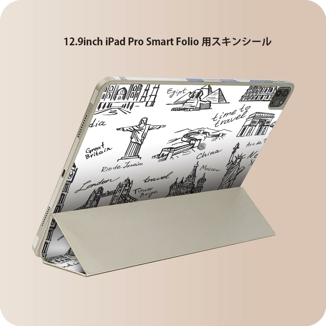 商品特徴・貼るだけでおしゃれに簡単着せ替え、iPad Smart Folio 用 12.9インチ 全面デザインスキンシール！・高精細プリントで写真と遜色がない仕上がり！・ちょっとしたすり傷から端末を保護！・「裸で持つ派」の人にはもちろん、お手持ちのクリアケース付けてもOK！・エアフリー素材で気泡の心配も軽減！・貼り直しOK！位置調整も安心！注意事項画像はサンプルです。ご覧の環境によっては多少色味に違いを感じる場合がございます。 イメージと違った、モニターと色味が異なるという理由での交換や返金はご対応出来かねます。端末本体やクリアケースは付属しません。貼付時のずれやカメラ周りの凹凸を考慮してカメラ穴等は少し大きめにカットしています。貼付の際はカメラ穴を基準に位置を合わせてください。カメラ付近の何もないように見える場所に穴が開いていますが、こちらは近接・明るさ感知センサー用の穴です。端末本体に直接貼ることを想定しています。保護フィルムなどの上から貼ると上手く貼れない可能性があります初回貼付時の位置調整や貼り直しは可能ですが、しっかり接着させた後の貼り直しは保証しておりません。こちらは無地のシートにプリントした商品で、デコなどの加工はございません。 凹凸や光沢があるように見えたり布地や金属を素材にしたように見える商品もありますが、図版によるものです。印刷カメラ穴の位置にわずかなズレが生じる場合がございます。ご注文後に1点1点制作する受注生産品のため、不良品以外のご返品や交換は固くお断り致します。 機種間違いも保証対象外となりますため、ご注文の際は必ず機種をご確認下さい。発送について完全受注生産のハンドメイド商品となりますので、既製品と比べて発送までお時間を頂いています。 基本的に決済確認後、2?3営業日、最大で10営業日での発送となります。繁忙期や休業日明けの場合はさらに時間がかかる場合があります。 その際には別途メールにてご連絡致します。メール便の場合、発送日から到着までに2?4日ほどかかる場合が多く、紛失などの保障もご対応できかねます。あらかじめご了承下さい。