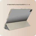 iPad Smart Folio 用 12.9インチ iPad Pro(第4世代、第5世代、第6世代)対応 apple アップル アイパッド 全面スキンシール フル 前面 背面 保護シール 人気 012251 グレー 単色 シンプル