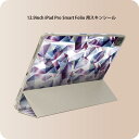 iPad Smart Folio 用 12.9インチ iPad Pro(第4世代、第5世代、第6世代)対応 apple アップル アイパッド 全面スキンシール フル 前面 背面 保護シール 人気 012258 模様 柄 おしゃれ