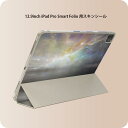 iPad Smart Folio 用 12.9インチ iPad Pro(第4世代、第5世代、第6世代)対応 apple アップル アイパッド 全面スキンシール フル 前面 背面 保護シール 人気 012290 空 オーロラ 景色