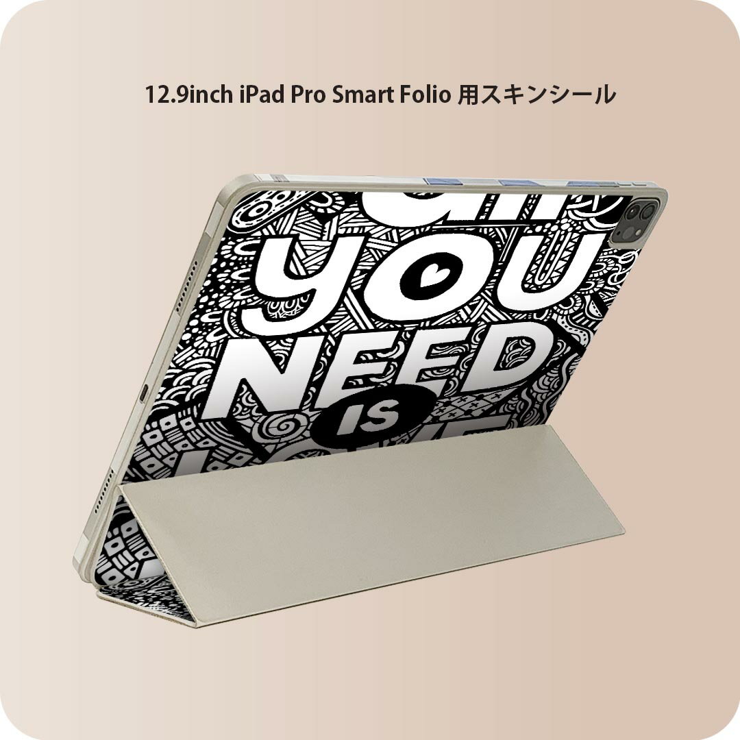 商品特徴・貼るだけでおしゃれに簡単着せ替え、iPad Smart Folio 用 12.9インチ 全面デザインスキンシール！・高精細プリントで写真と遜色がない仕上がり！・ちょっとしたすり傷から端末を保護！・「裸で持つ派」の人にはもちろん、お...