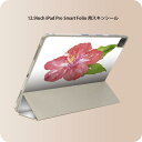 iPad Smart Folio 用 12.9インチ iPad Pro(第4世代、第5世代、第6世代)対応 apple アップル アイパッド 全面スキンシール フル 前面 背面 保護シール 人気 014288 ハイビスカス トロピカル