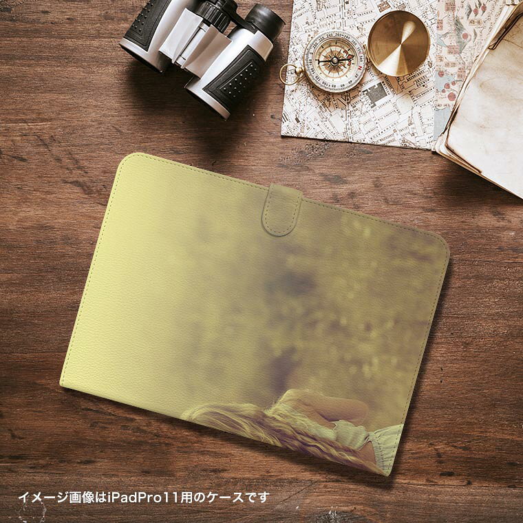 iPad10.9 第10世代 iPadPro13(M4) iPadPro11(M4) iPadPro11第1/2/3世代 iPadMini 第6世代 iPadAir第4世代 iPadAir13(M2) 用 タブレット ケース Apple アップル iPad専用ケース 手帳型 カバー 二つ折り 革 写真　人物 006214