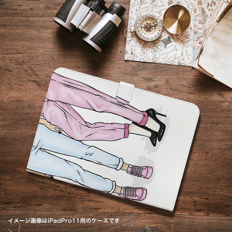 iPad10.9 第10世代 iPadPro13(M4) iPadPro11(M4) iPadPro11第1/2/3世代 iPadMini 第6世代 iPadAir第4世代 iPadAir13(M2) 用 タブレット ケース Apple アップル iPad専用ケース 手帳型 カバー 二つ折り 革 ジーンズ　スキニー　ファッション 015674