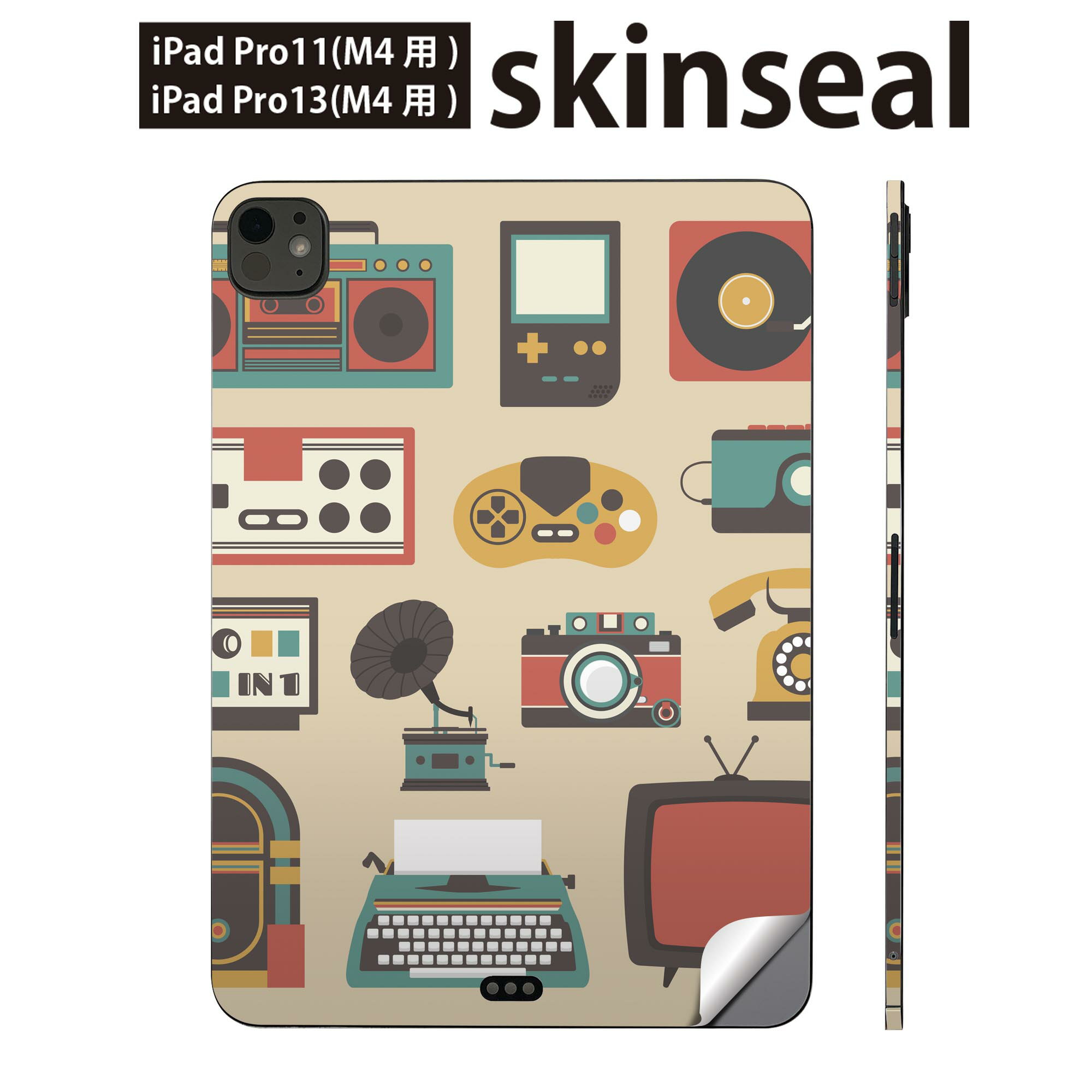 iPadPro 11(M4) iPadPro 13(M4) 2024年発売 第5世代 用 スキンシール 11インチ 13インチ ipad pro 対応..