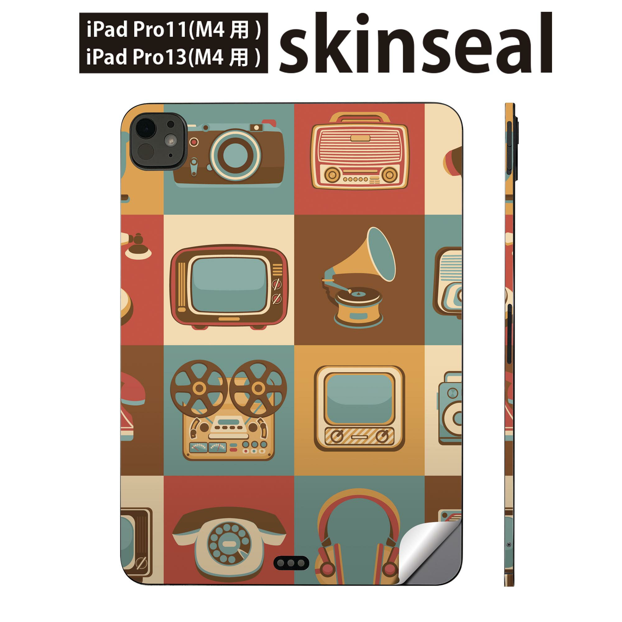 iPadPro 11(M4) iPadPro 13(M4) 2024年発売 第5世代 用 スキンシール 11インチ 13インチ ipad pro 対応..