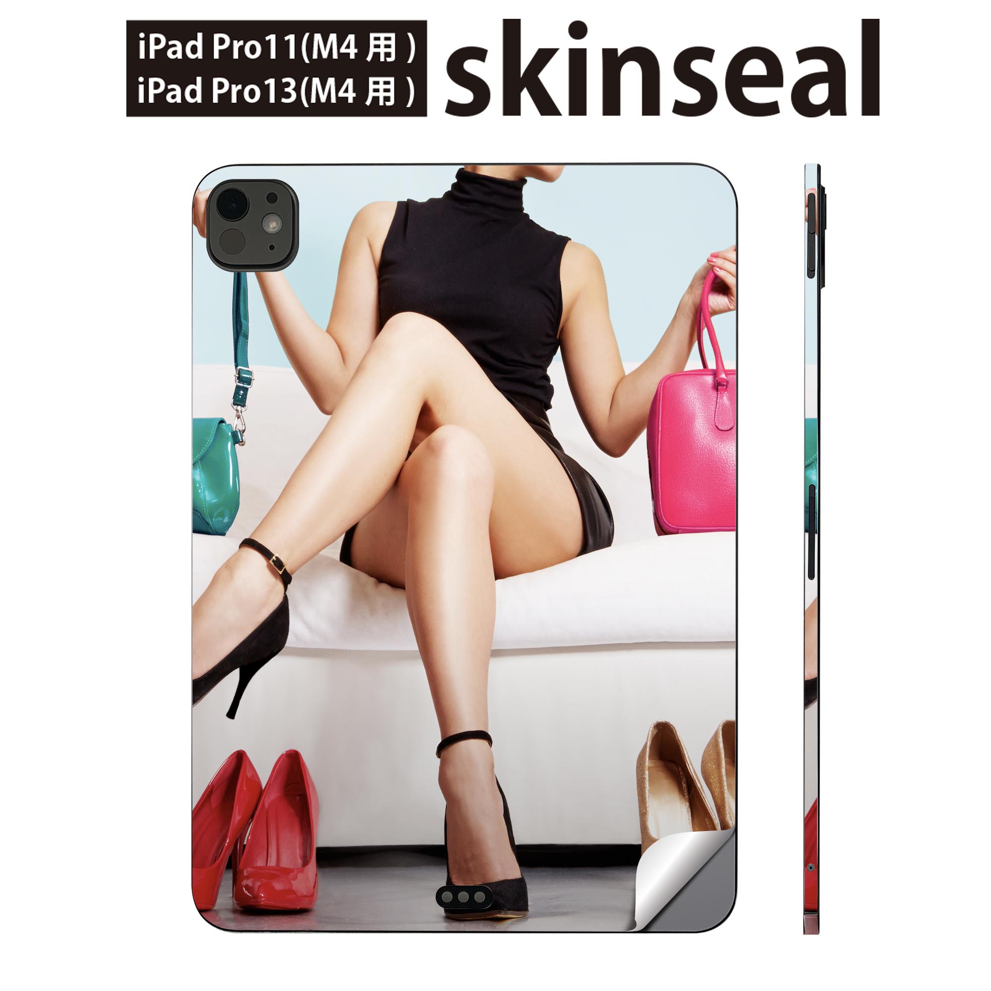 iPadPro 11(M4) iPadPro 13(M4) 2024年発売 第5世代 用 スキンシール 11インチ 13インチ ipad pro 対応 ノートパソコン カバー ケース フィルム ステッカー アクセサリー 保護 女性 おしゃれ 写真 011902