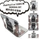 iPad Pro11(M4)用 iPad Pro13(M4)用 スキンシール 11インチ 13インチ Magic Keyboard keytop 2024年発売 第5世代 対応 各種セット 組み合わせ自由 全面 フル 前面 背面 保護シール 人気 機関車 電車 000887(2)