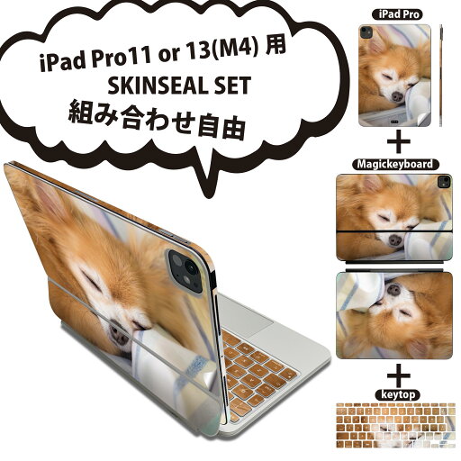 iPad Pro11(M4)用 iPad Pro13(M4)用 スキンシール 11インチ 13インチ Magic Keyboard keytop 2024年発売 第5世代 対応 各種セット 組み合わせ自由 全面 フル 前面 背面 保護シール 人気 犬 チワワ 写真 014826 iPad Pro11(M4)用 iPad Pro13(M4)用 スキンシール 11インチ 13インチ Magic Keyboard keytop 2024年発売 第5世代 対応 各種セット 組み合わせ自由 全面 フル 前面 背面 保護シール 人気 犬 チワワ 写真 014826