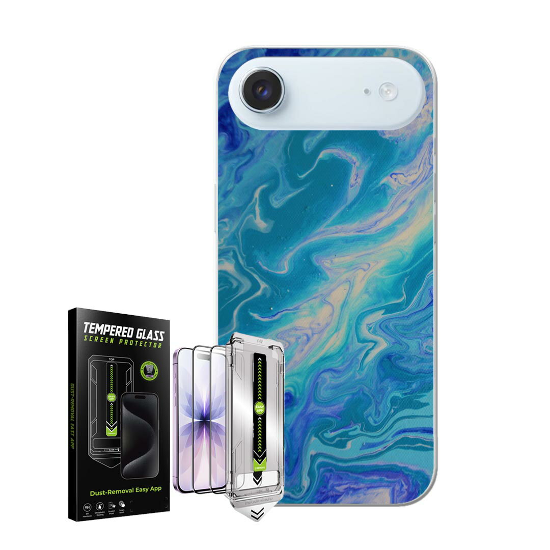Mobile Phone - iPhone Air 用 スマホカバー ガラスフィルム 2枚 セット 各キャリア 共通対応 ケース カバー ハードケース igcase 023155 ペイント　柄