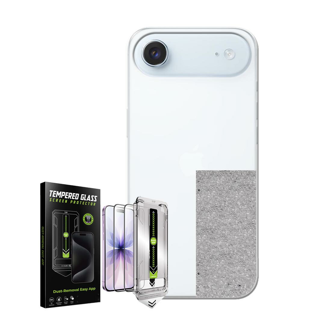 iPhone Air 用 スマホカバー ガラスフィルム 2枚 セット 各キャリア 共通対応 ケース カバー ハードケース igcase 036017 人 動物 影