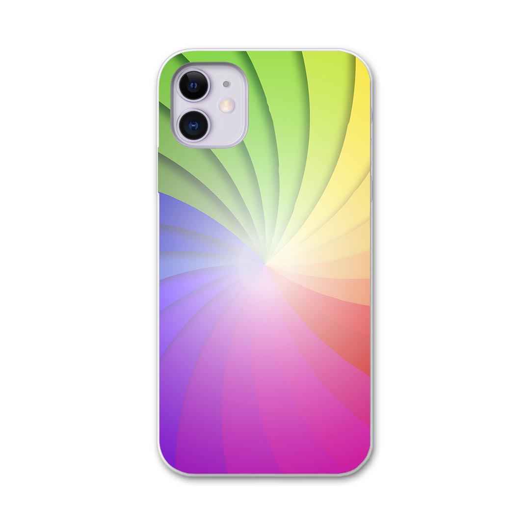 iPhone11 6.1インチ 専用 ソフトケース docomo ドコモ ソフトケース スマホカバー スマホケース ケース カバー tpu 002056 チェック・ボーダー シンプル　カラフル