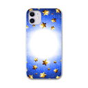 iPhone11 6.1インチ 専用 ソフトケース docomo ドコモ ソフトケース スマホカバー スマホケース ケース カバー tpu 002206 クール 星 立体 青