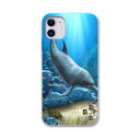 iPhone11 pro max 6.5 インチ 専用 ソフトケース ソフトケース スマホカバー スマホケース ケース カバー tpu 003345 写真・風景 ユニーク クール 動物　海　イラスト