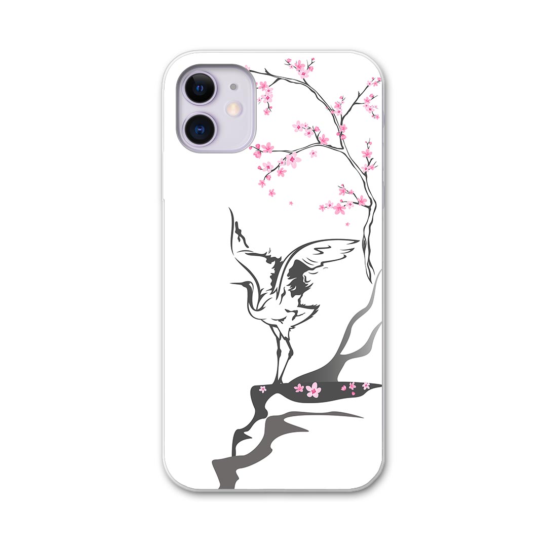 iPhone11 pro max 6.5 インチ 専用 ソフトケース ソフトケース スマホカバー スマホケース ケース カバー tpu 006041 アニマル 和風　和柄　花　フラワー