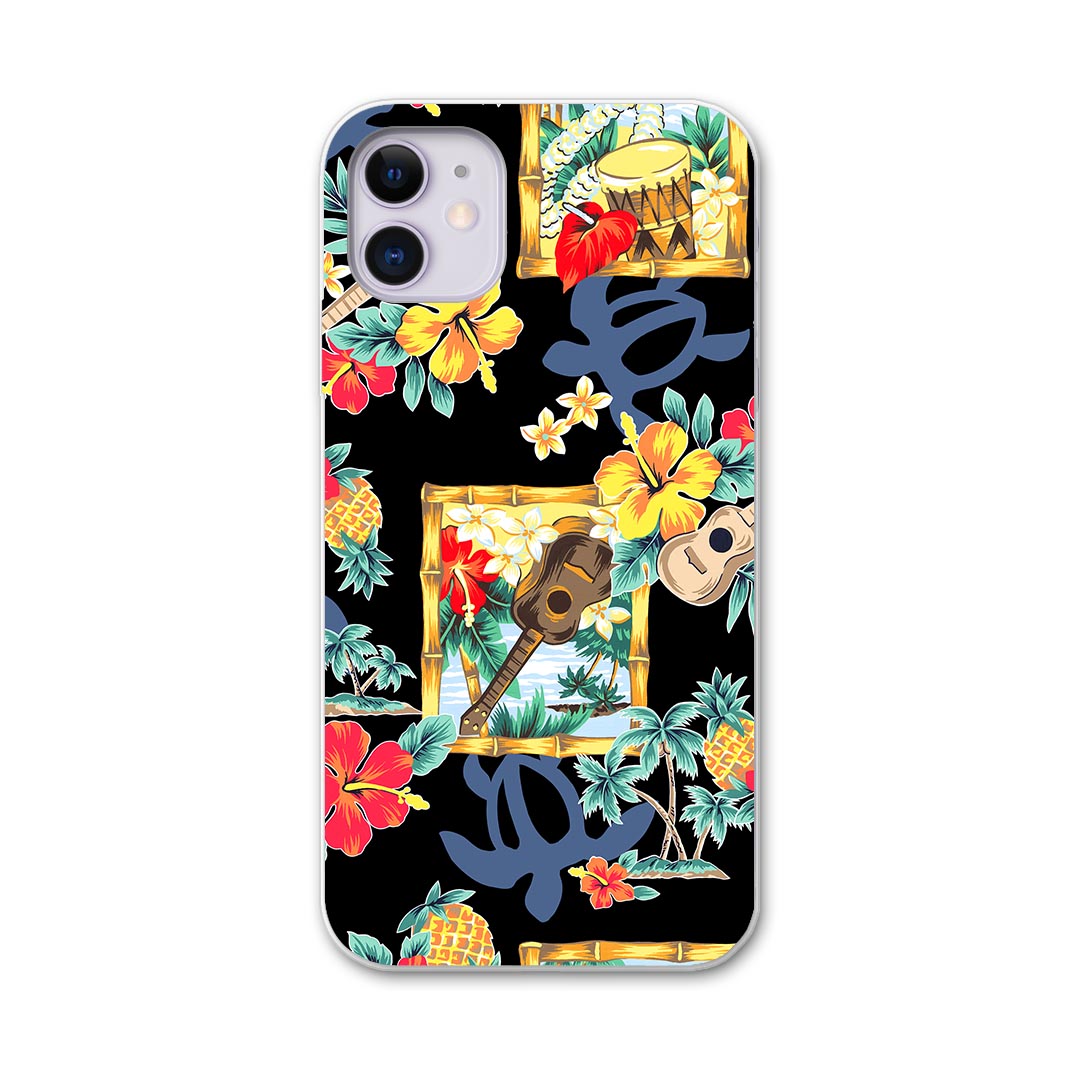 iPhone11 pro 5.8 インチ 専用 ソフトケース docomo ドコモ ソフトケース スマホカバー スマホケース ケース カバー tpu 006843 フラワー クール 花　フラワー　ハワイ