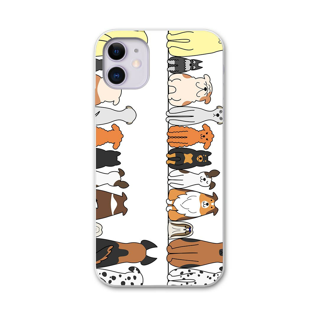iPhone11 pro max 6.5 インチ 専用 ソフトケース ソフトケース スマホカバー スマホケース ケース カバー tpu 009614 犬　動物　キャラクター