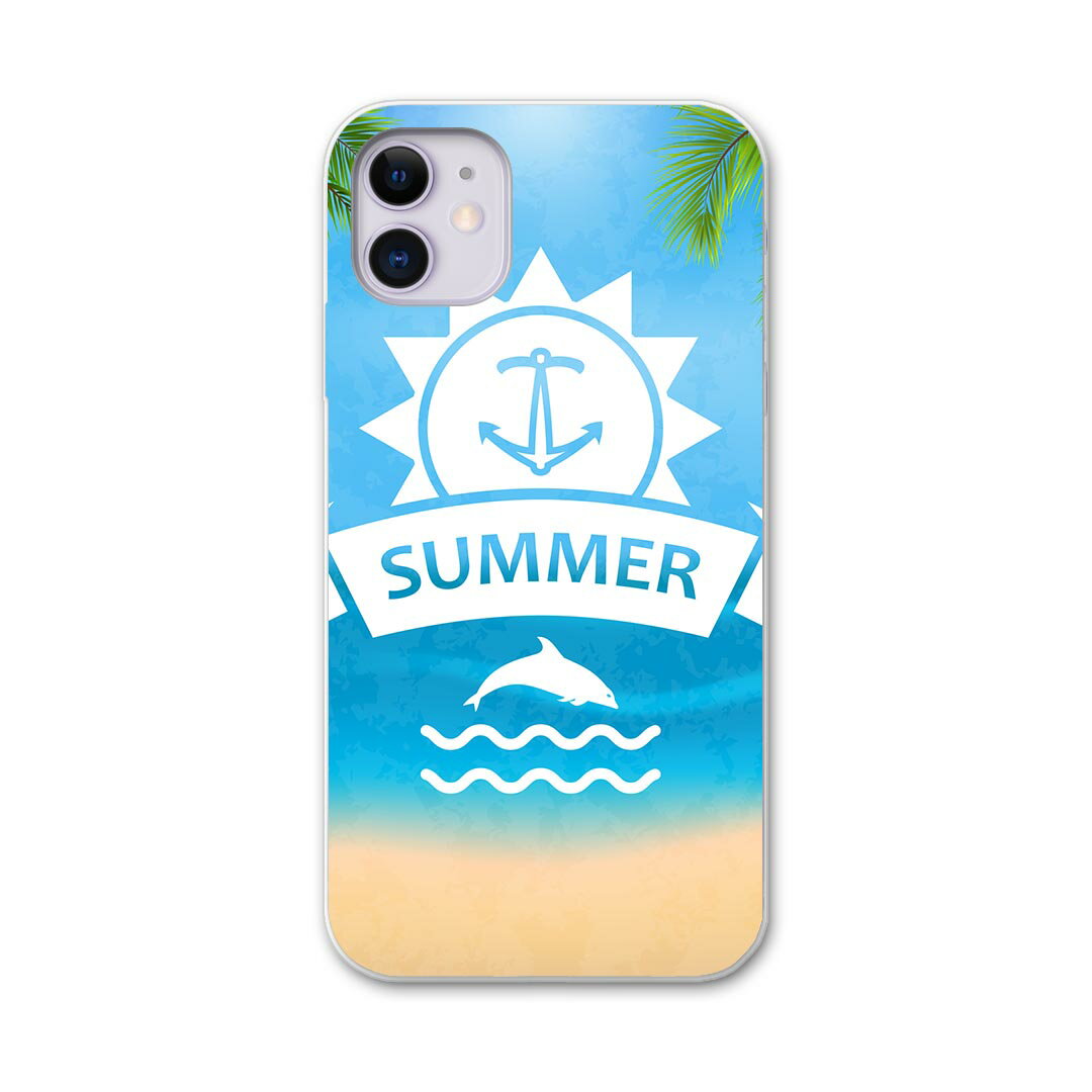 iPhone11 pro 5.8 インチ 専用 ソフトケース docomo ドコモ ソフトケース スマホカバー スマホケース ケース カバー tpu 013899 夏　海　碇マーク