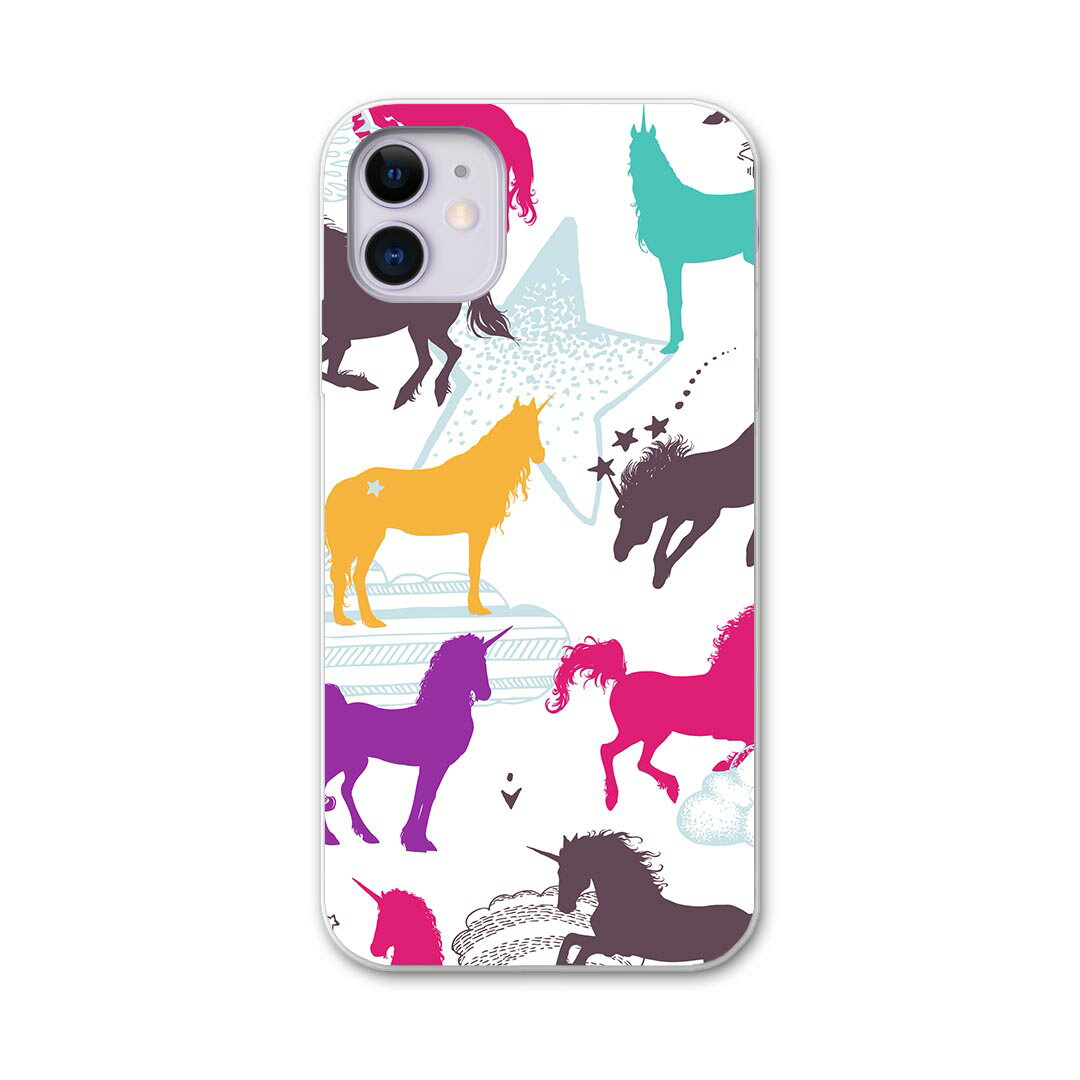 iPhone11 pro max 6.5 インチ 専用 ソフトケース ソフトケース スマホカバー スマホケース ケース カバー tpu 014079 ユニコーン　カラフル