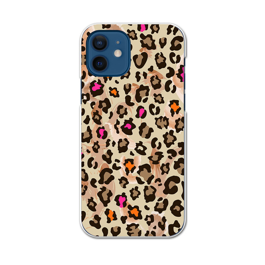 iPhone12 Pro Max 6.7インチ 専用ケース ハードケース アイフォン12 pro max 用カバー igcase 各キャリア対応 スマホカバー カバー ケース pc ハードケース 004891 アニマル ヒョウ柄　カラフル　模様