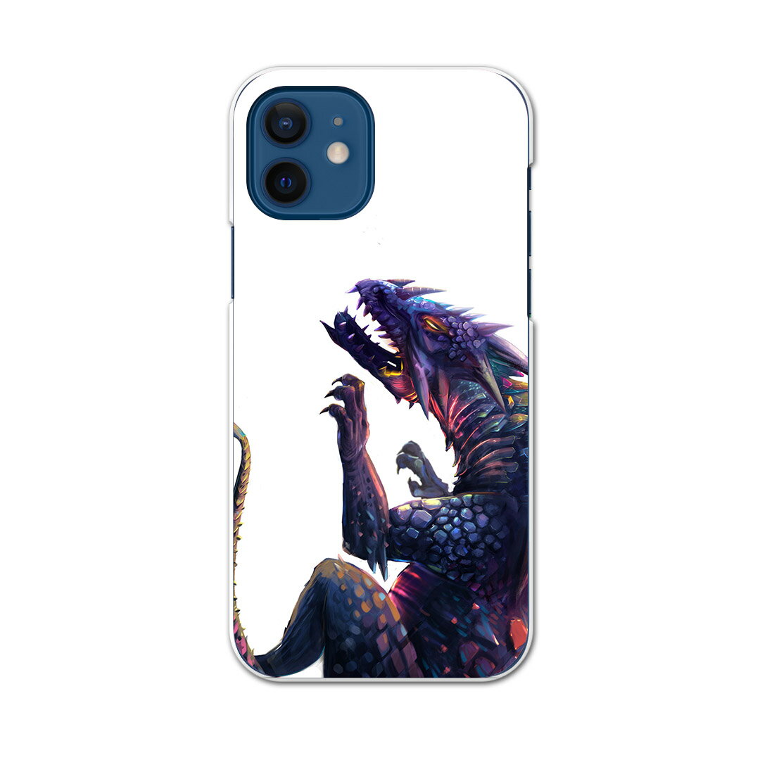 iPhone12 mini 5.4インチ 専用ハードケース アイフォン12 mini 用カバー igcase 各キャリア対応 スマホカバー カバー ケース pc ハードケース 009923 恐竜　シンプル