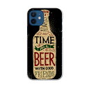iPhone12 mini 5.4インチ 専用ハードケース アイフォン12 mini 用カバー igcase 各キャリア対応 スマホカバー カバー ケース pc ハードケース 011712 ビール 飲み物 英語(2)