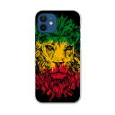 iPhone12 mini 5.4インチ 専用ハードケース アイフォン12 mini 用カバー igcase 各キャリア対応 スマホカバー カバー ケース pc ハードケース 011733 動物 ライオン レゲエ