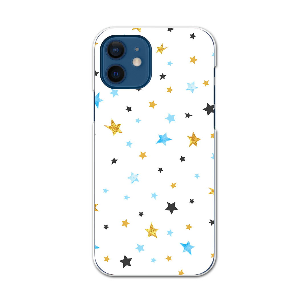 Rakuten - iPhone12 mini 5.4インチ 専用ハードケース アイフォン12 mini 用カバー igcase 各キャリア対応 スマホカバー カバー ケース pc ハードケース 015935 星　模様　カラフル